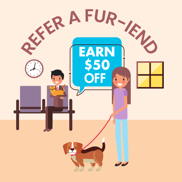 Refer a Fur-iend Graphic